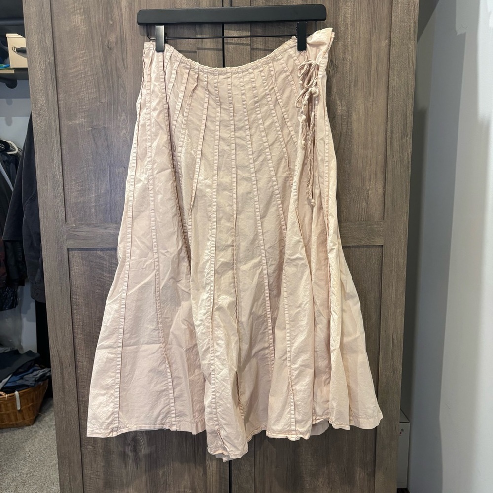 Re.set Maxi Skirt made in Italy beige